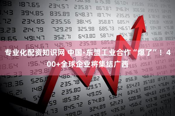 专业化配资知识网 中国-东盟工业合作“爆了”！400+全球企业将集结广西